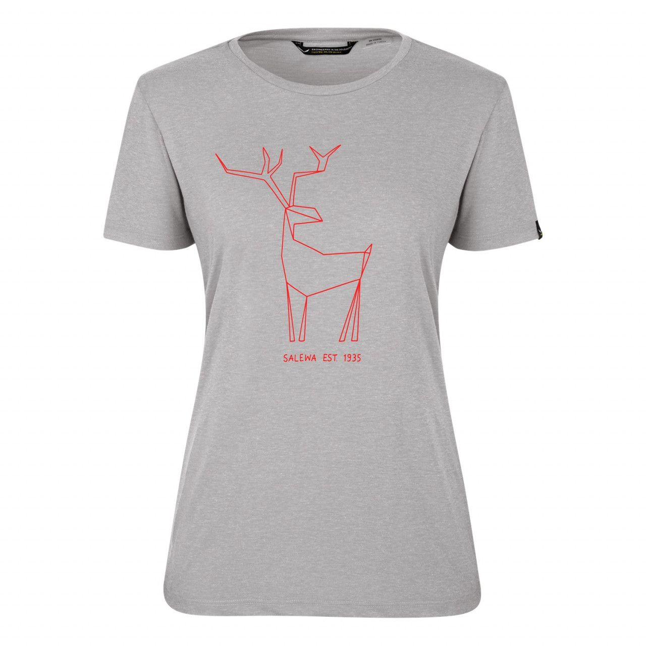 Salewa Deer Dry Short Sleeve Bayan T-Shirts Gri Türkiye 735869XNR